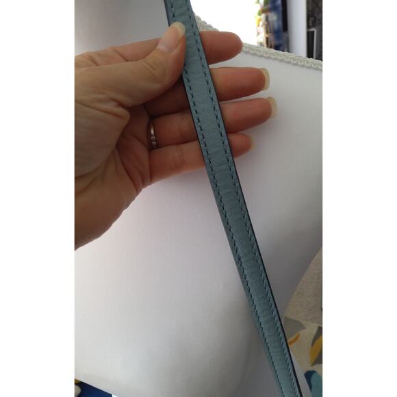 NWOT Kate Spade New York Grove Street Carli satchel purse baby blue adj strap - Picture 5 of 9